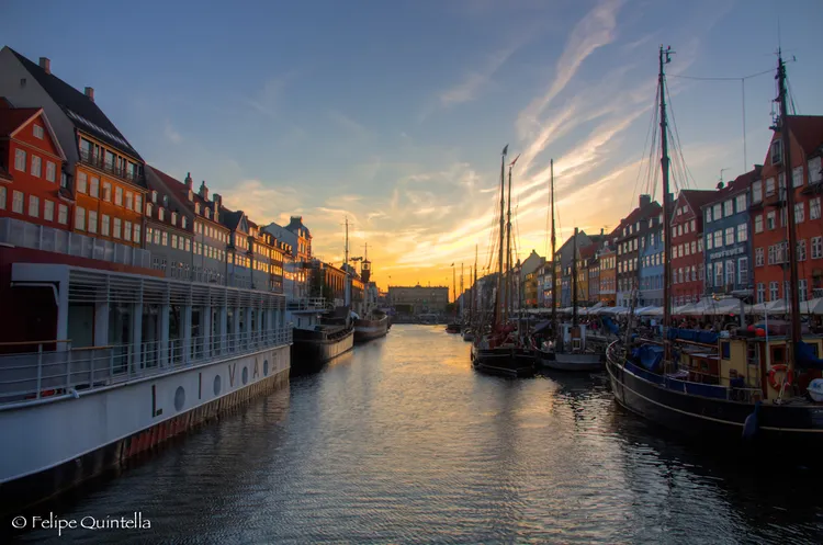 The Nyhavn -- New Port, in Copenhagen