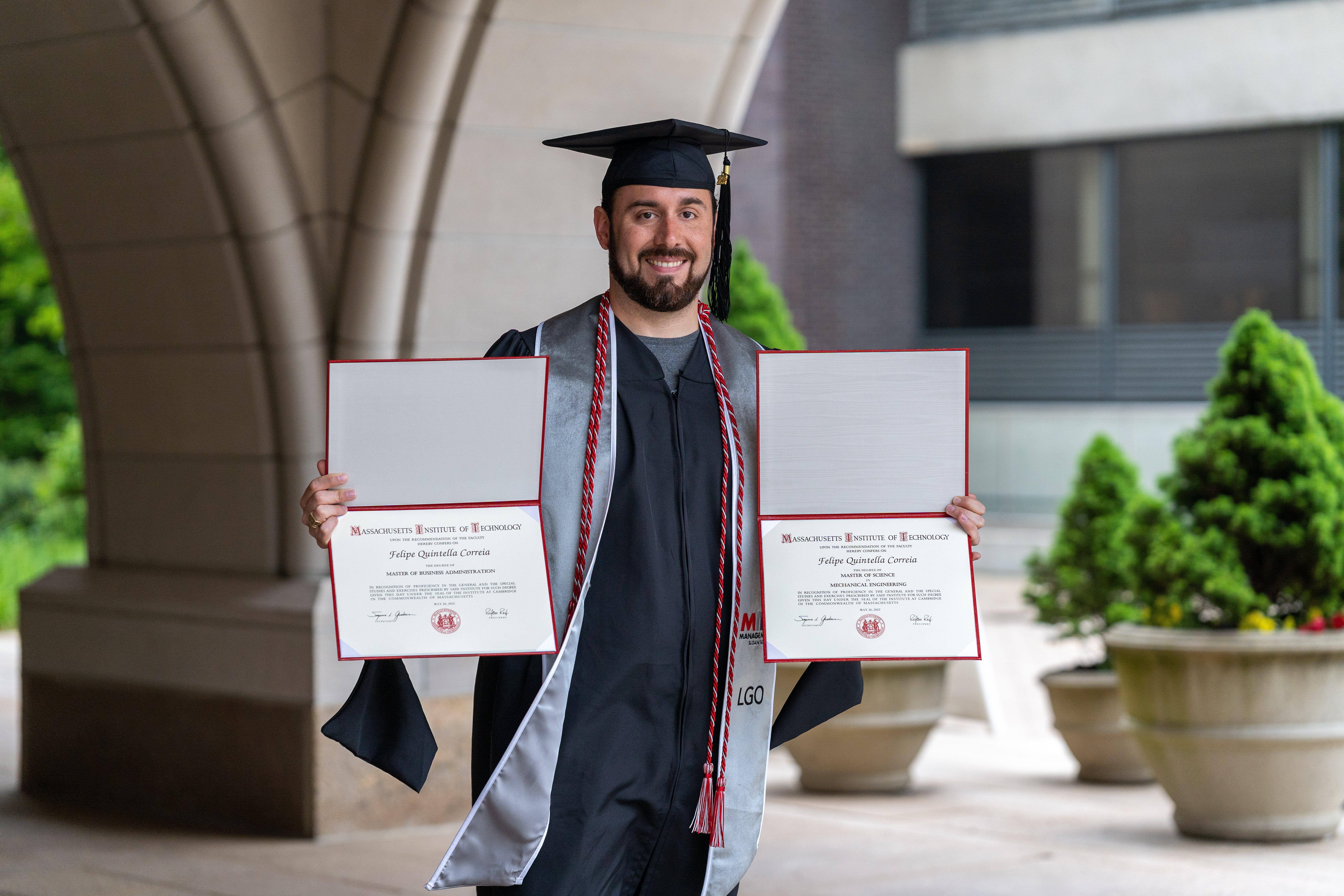 The feeling when you hold your two MIT degrees :-)